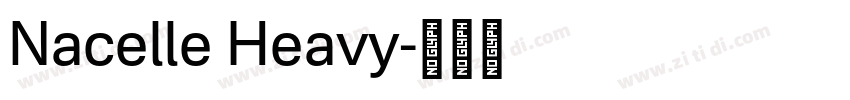Nacelle Heavy字体转换